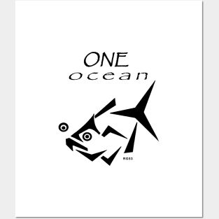 One Ocean of Life, Save the Ocean Posters and Art